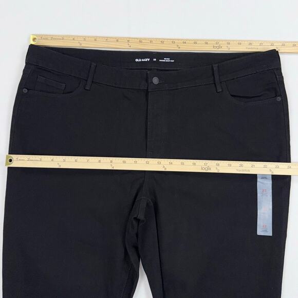 Old Navy Plus Women’s Mid Rise Kicker Bootcut Jean Size 22 2X Black - Picture 12 of 16